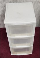 3 Drawer Plastic Storage Cabinet