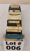 Assorted 8 Track Tapes