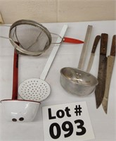 Assorted Ladles and Knives