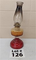 Vintage Hurricane Lamp 18"