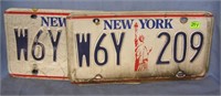 NY license plates picturing the Statue of Liberty