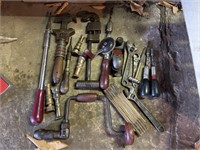 Vintage Wrenches, Braces & Screw Drivers