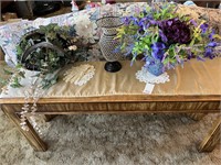 Florals, Gloves, Vase & Runner