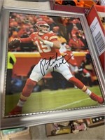 PATRICK MAHOMES PIC, AUTO NOT AUTHENTICATED