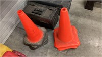 7 safety cones