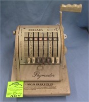 Vintage Paymaster check writing machine