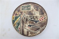 ART POTTERY PLATE SIGNED S.