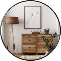 Growsun 48" Large Round Mirror for Wall