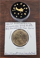 Alaska Natural Gold Nuggets & Coin #2