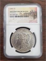 1886 NGC Morgan Silver Dollar
