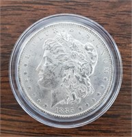1885-O  Morgan Silver Dollar