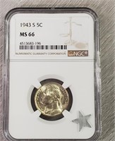 1943-S NGC MS66 Nickel #2