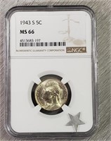 1943-S NGC MS66 Nickel #4