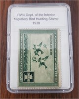 RW4 1938 Migratory Bird Hunting Stamp