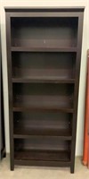 Espresso 5-Shelf Bookcase #2