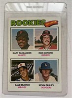 1977 Dale Murphy Rookie Catchers Baseball Card