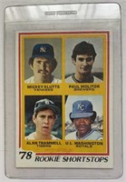 1978 Rookie Short Stops Baseball Card