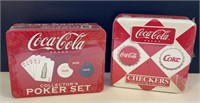 Sealed Poker & Checkers Set by Coca-Cola