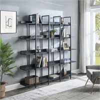 5-Shelf Bookcase, Large Open Bookshelf