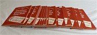 Lot Of 43 Christmas 7-up Song Books