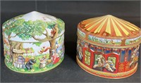 Lot Of 2 Churchill Confectionery Tins