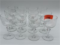 BACCARAT CRYSTAL LOT OF 20 WINE GLASSES