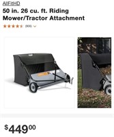 Mower/Tractor Attachment (Open Box, New)