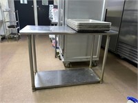 Stainless Prepping Table 4ft