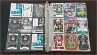 (126) Football Rookie/Auto/ Jersey Cards In Binder