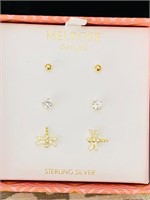New Melrose sterling silver earrings