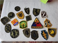 military patches lot of 18 hell on wheels too!