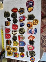 military patches US & foreign army command  38 pcs