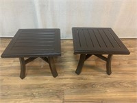 Pair of Tropitone Patio Side Tables