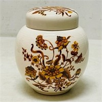 Antique Sadler Ceramic Covered Jar 5.5"