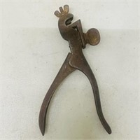 Antique Metal Hole Punch Tool