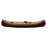 Vintage Wood Canoe Cribbage Board with Pegs