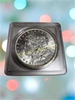 1885 O Morgan Silver Dollar Au-Bu!