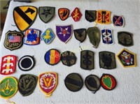 military cloth patches us & foreign lot of 28