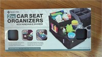 NIB 2 Pack car seat organizers with removable