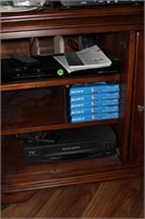 Sony DVD Player, Phillips VHS & VHS Tapes