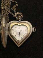 2 Fancy Pocket Watches Rabbit Design Heart Design