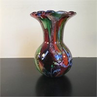 MURANO END OF DAY GLASS VASE