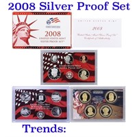 2008 United States Mint Silver Proof Set - 14 Piec