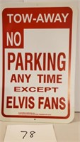 Plastic Elvis Sign