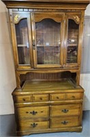 Early hutch, buffet, solid wood.. nice!