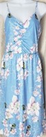 V-Neck Floral Summer Dress -Small