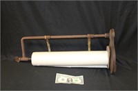 Antique Butcher Paper / Wrapping 'Paper Dispenser