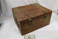 WWII Metal Military Ammo / Rocket Chest