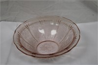 Vintage "Cherry Blossum" Depression Glass Bowl