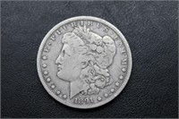 1891-O U.S. Morgan Silver Dollar